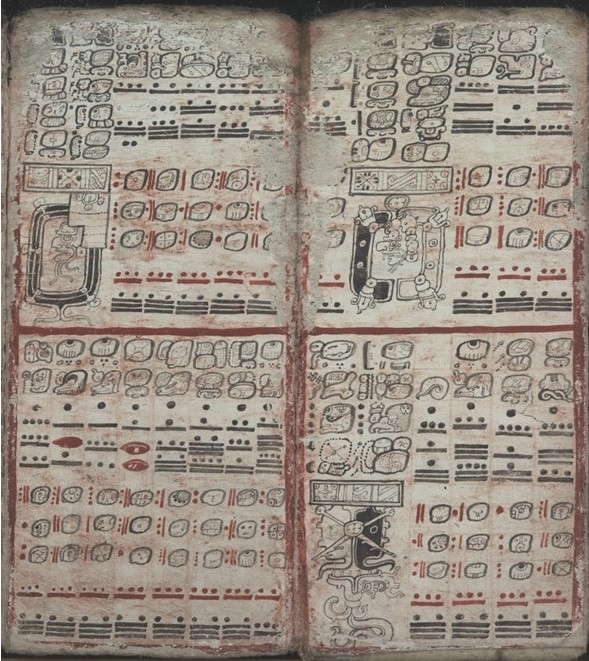 Picture of old page with glyphs